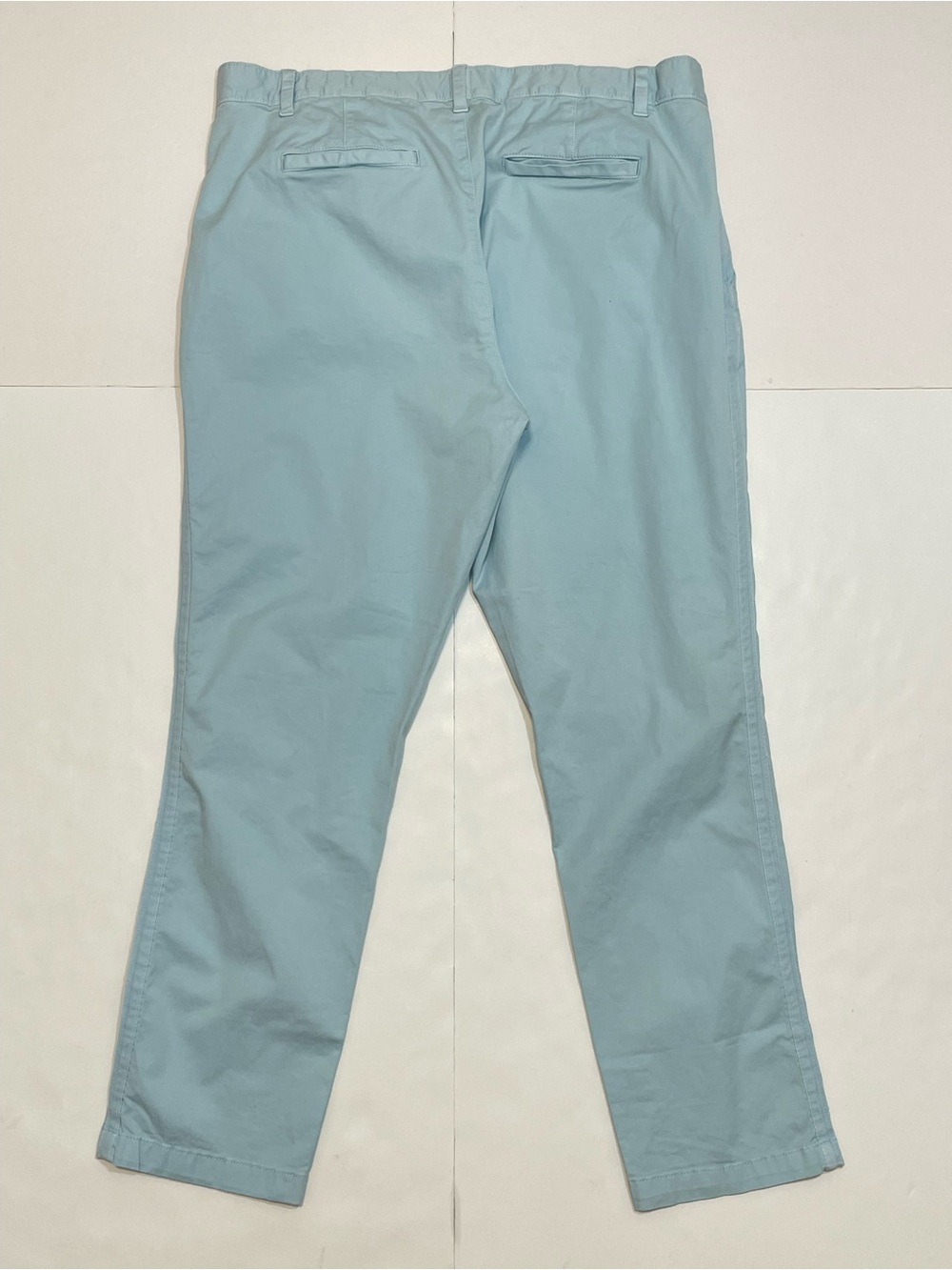 GAP Light Blue Girlfriend Chino Pants - Size 14 - Picture 13 of 13